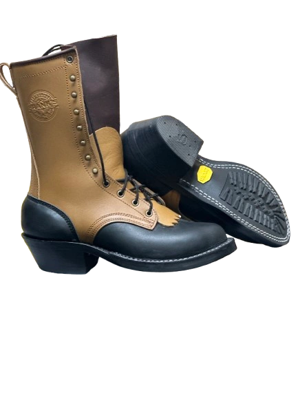 Frontier Packer Duo: Vintage Leather Boots - Mismatched but Matchless! Get Yours Now - $430